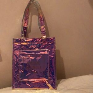 Opening Ceremony holographic mini tote